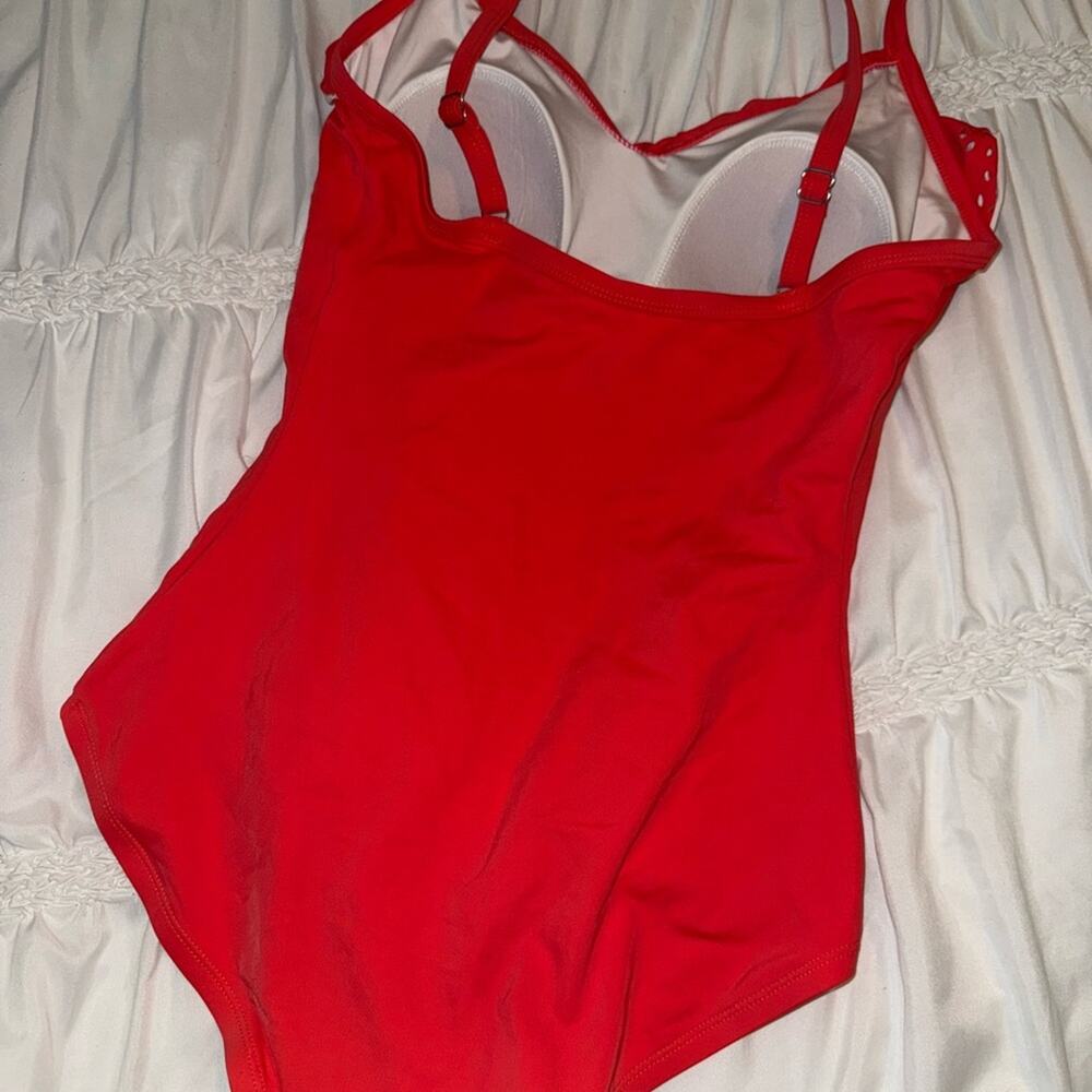 Garber lace cutout One Piece Swimsuit - Picture 2 of 3